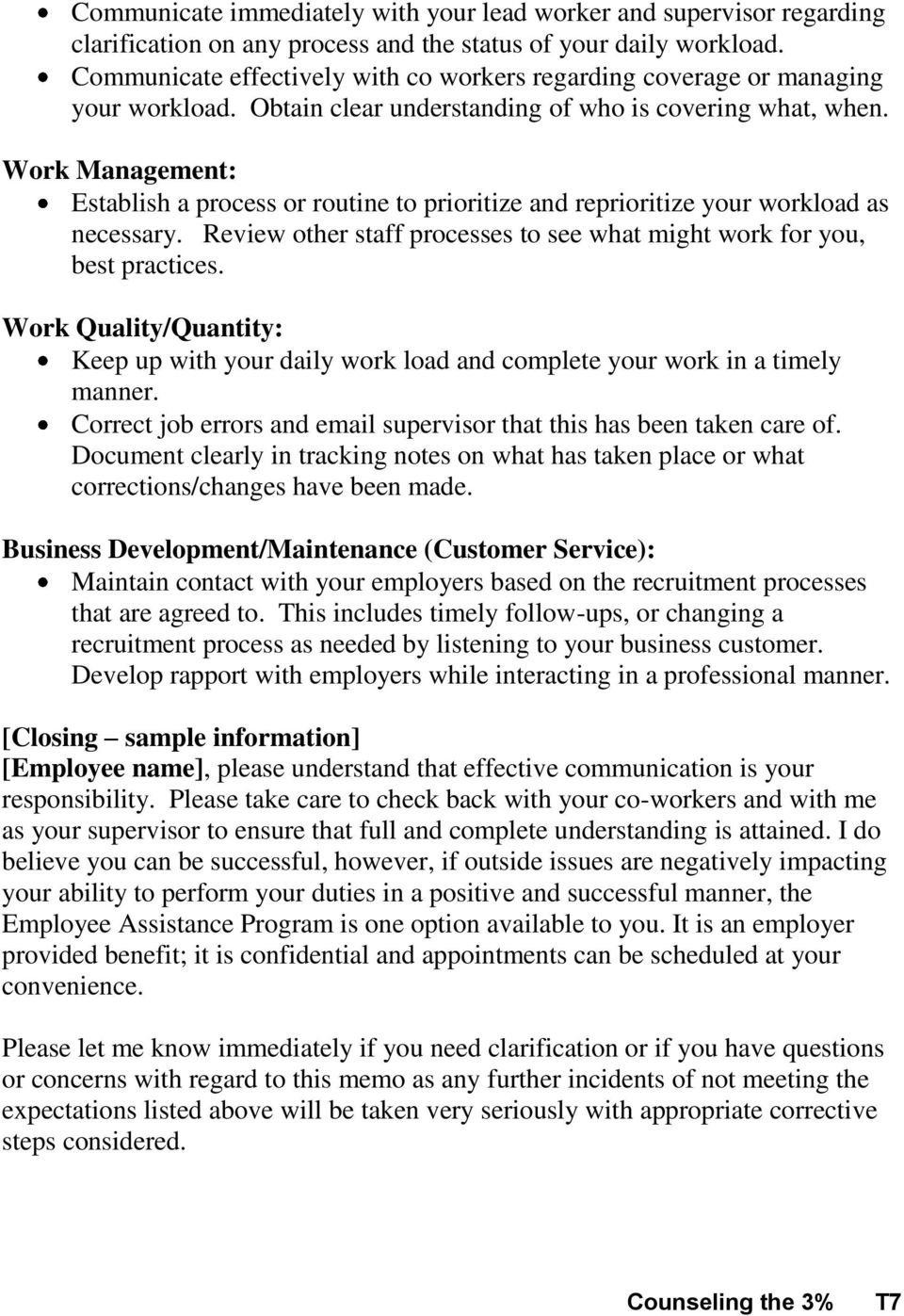 Letter Of Expectation From Employer from docplayer.net