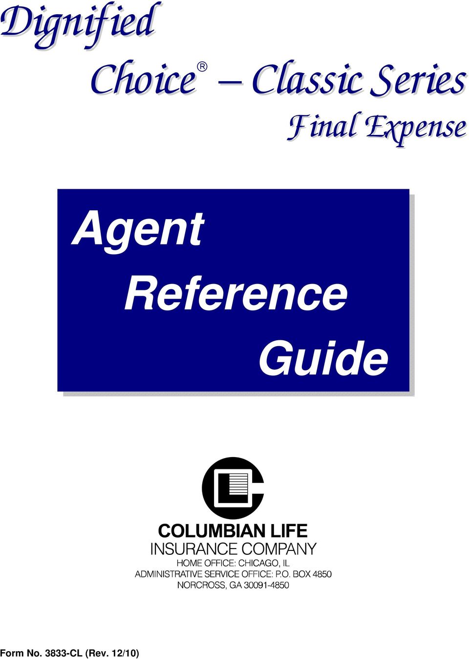 Agent Reference Guide