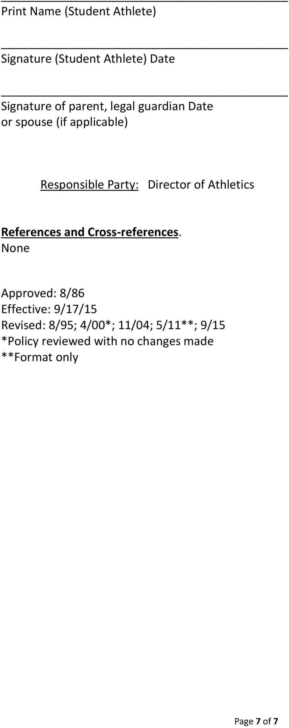References and Cross-references.