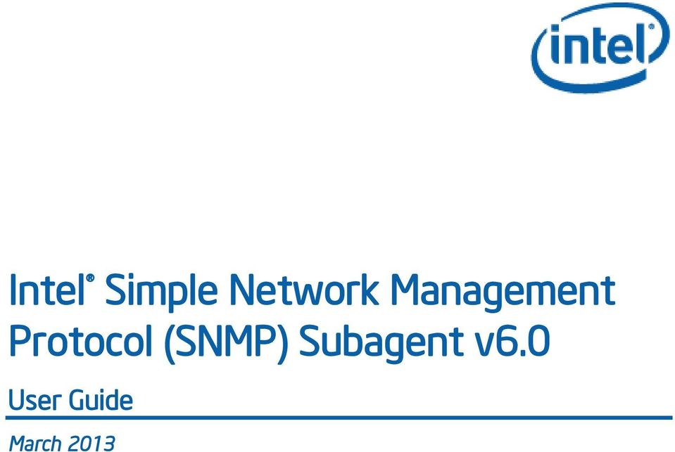 (SNMP) Subagent v6.