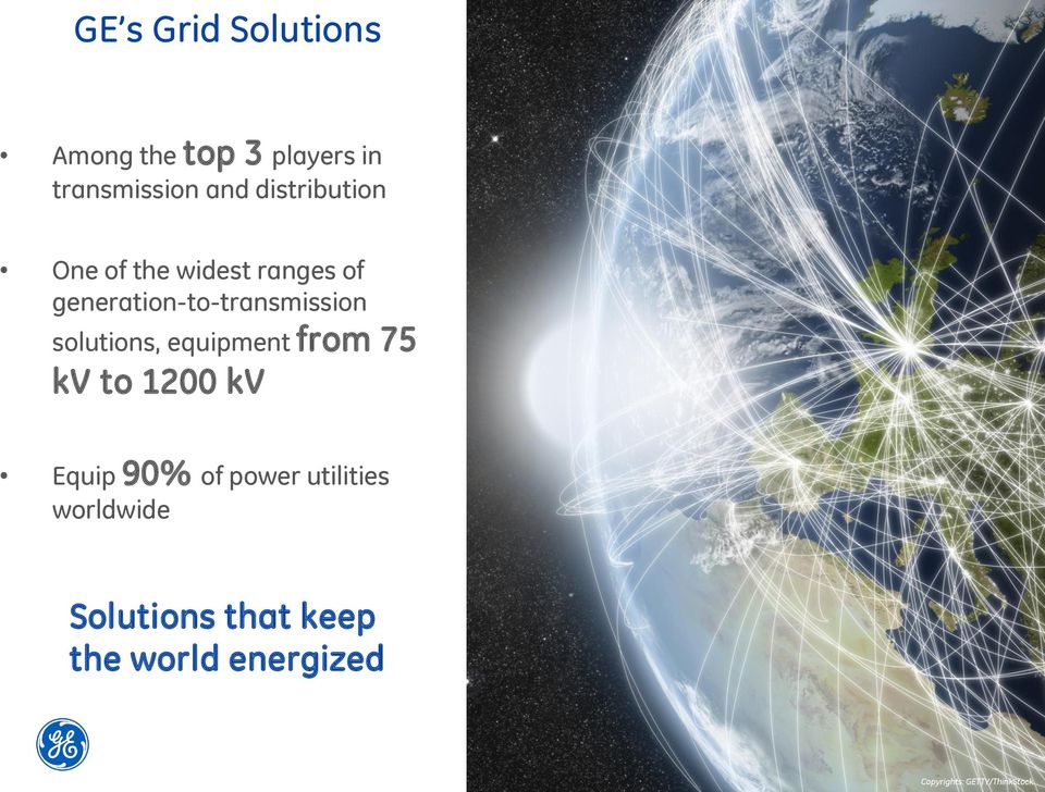 solutions, equipment from 75 kv to 1200 kv Equip 90% of power