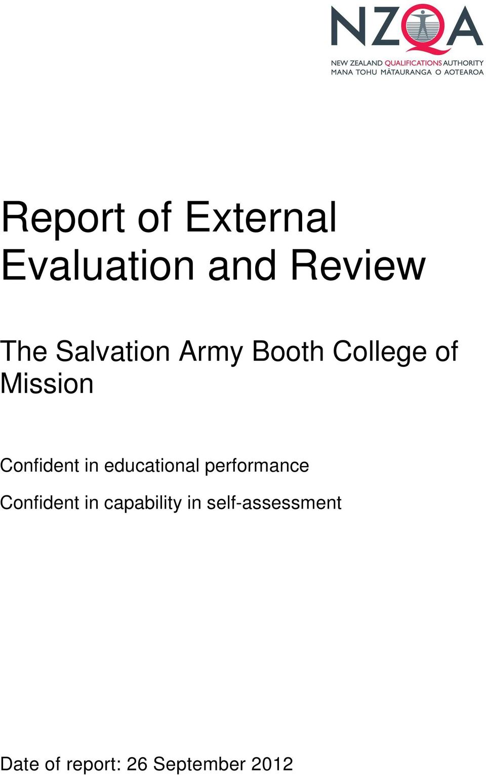 in educational performance Confident in