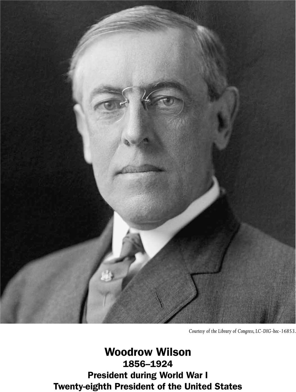 Woodrow Wilson 1856 1924 President