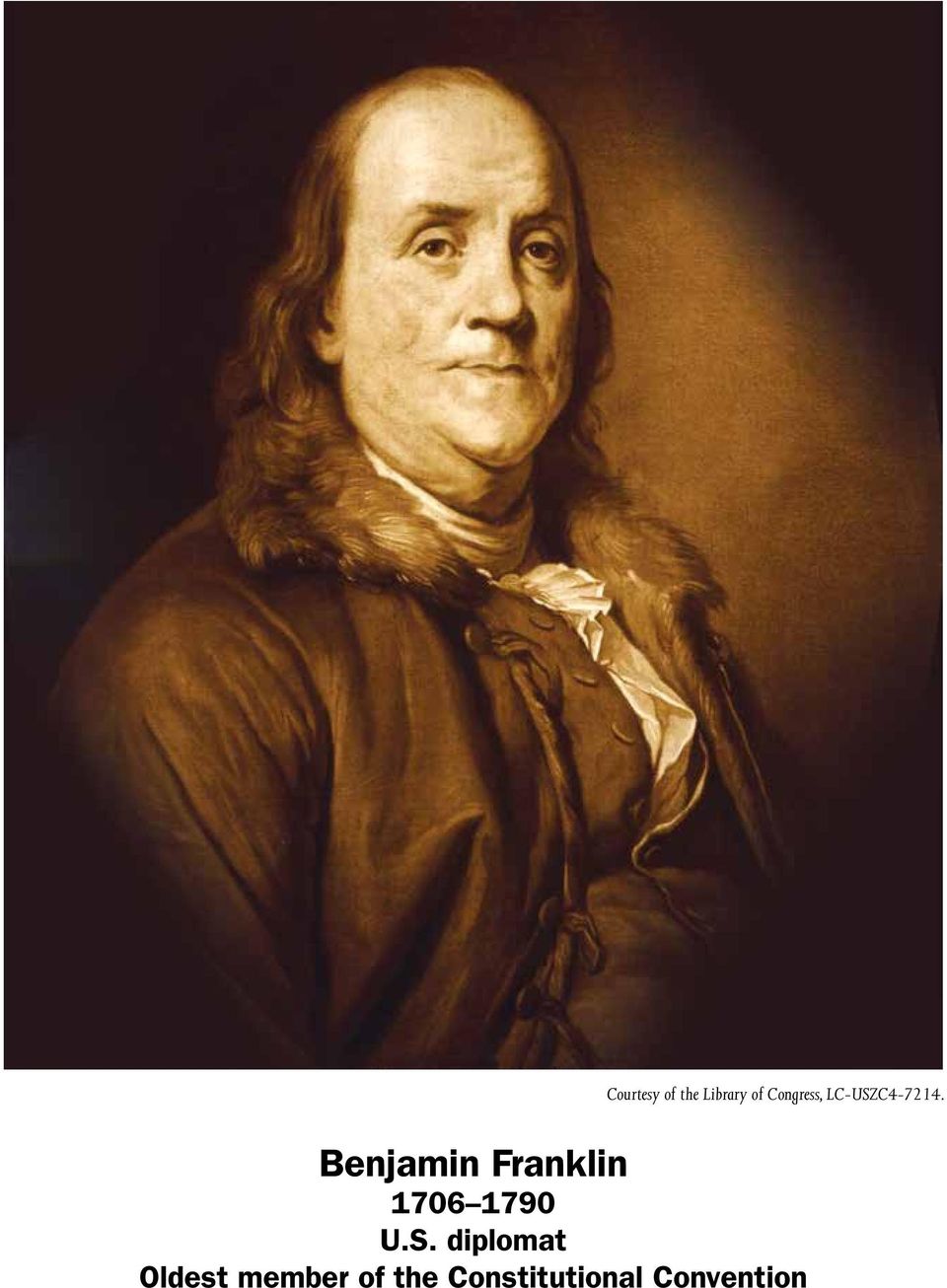 Benjamin Franklin 1706 1790 U.S.