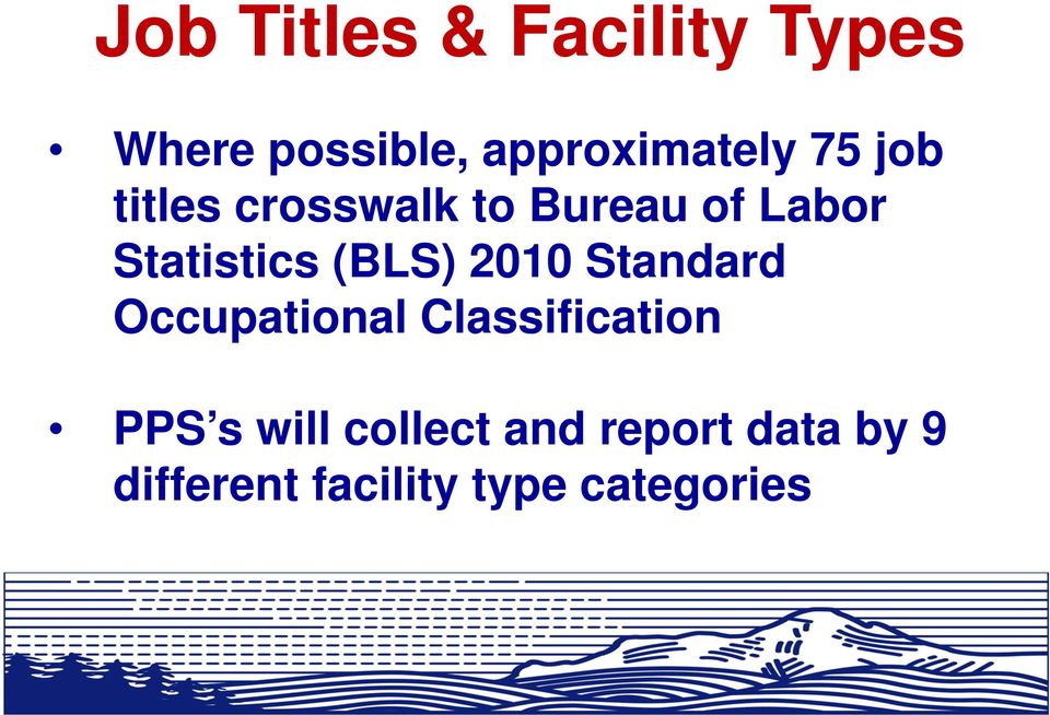 (BLS) 2010 Standard Occupational Classification PPS s will