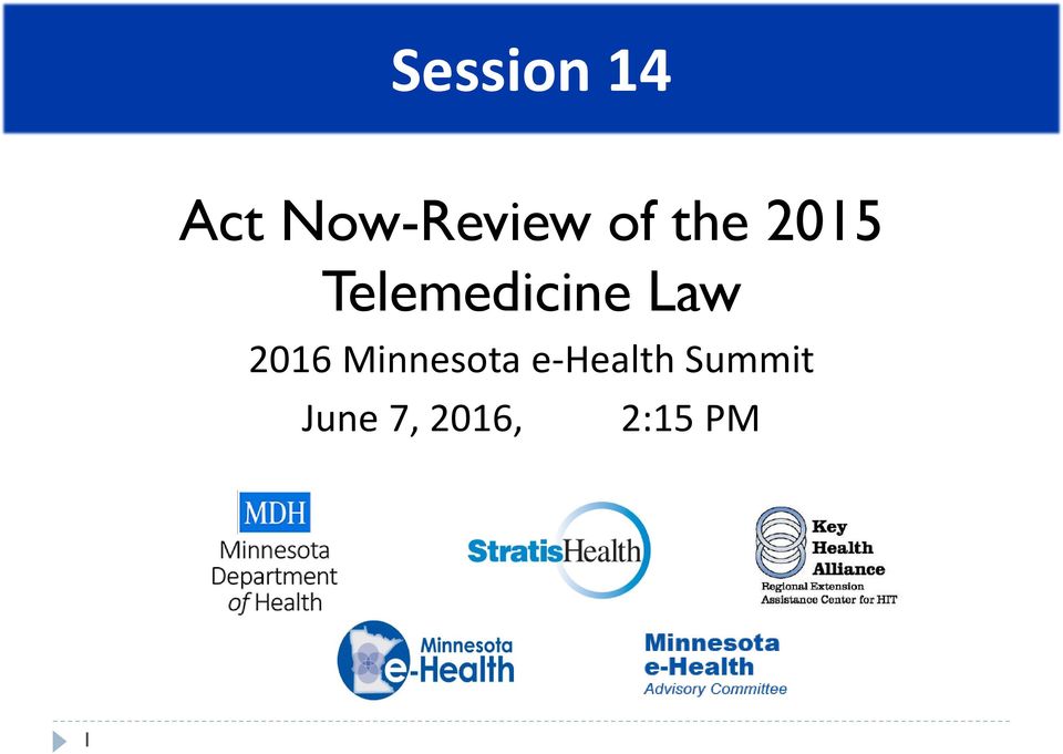 Law 2016 Minnesota e-health