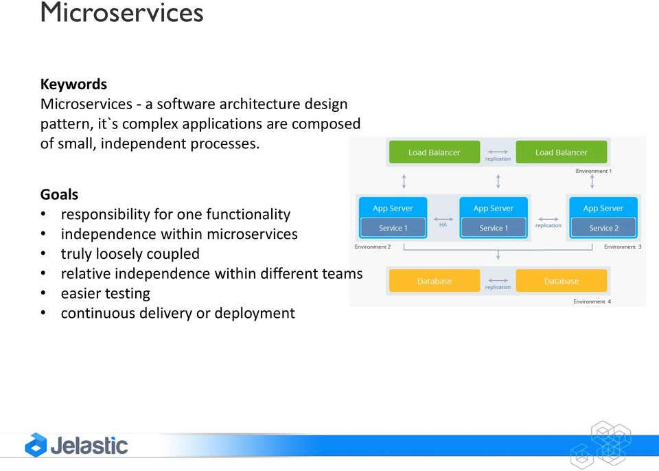 Goals responsibility for one functionality independence within microservices truly