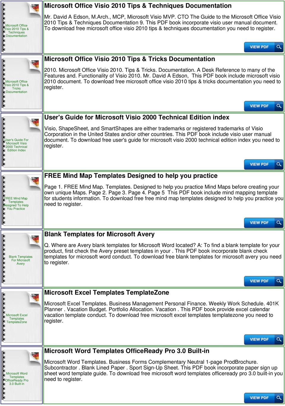 Microsoft Visio 2010 Download Free