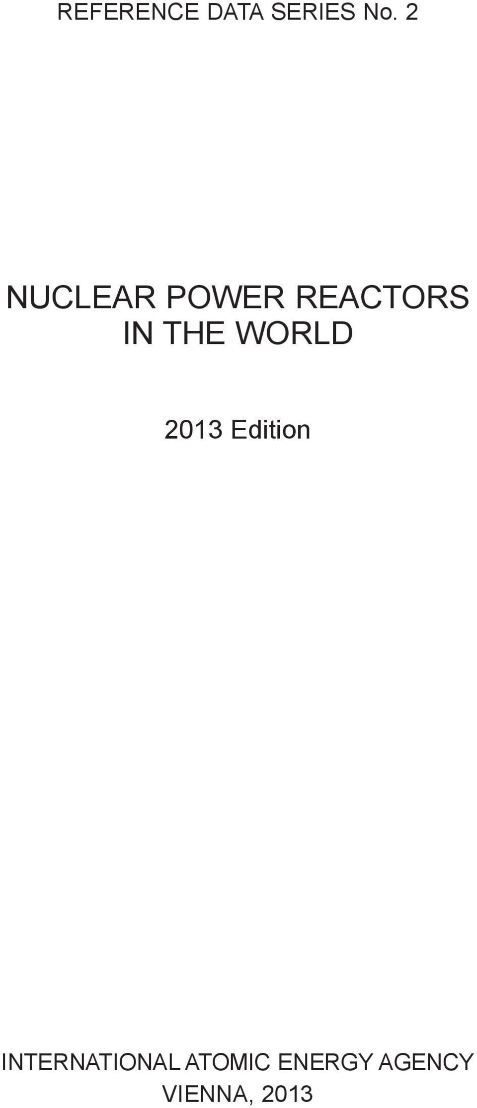 THE WORLD 2013 Edition