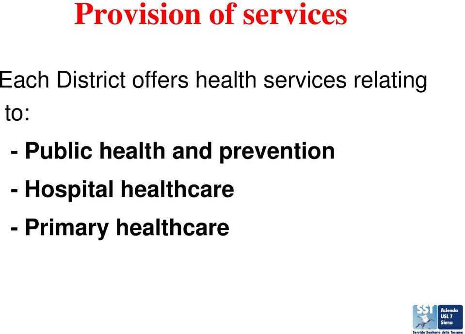 - Public health and prevention -