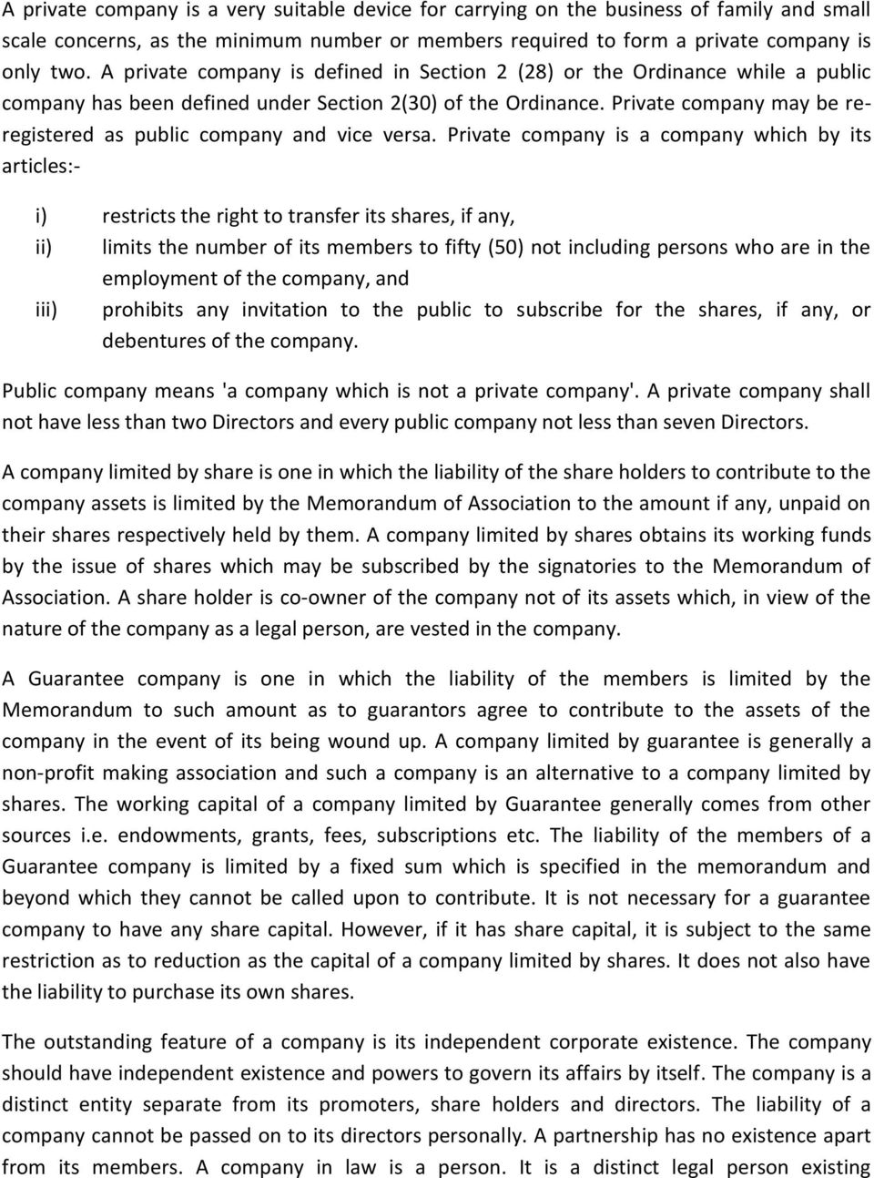 Private company may be reregistered as public company and vice versa.
