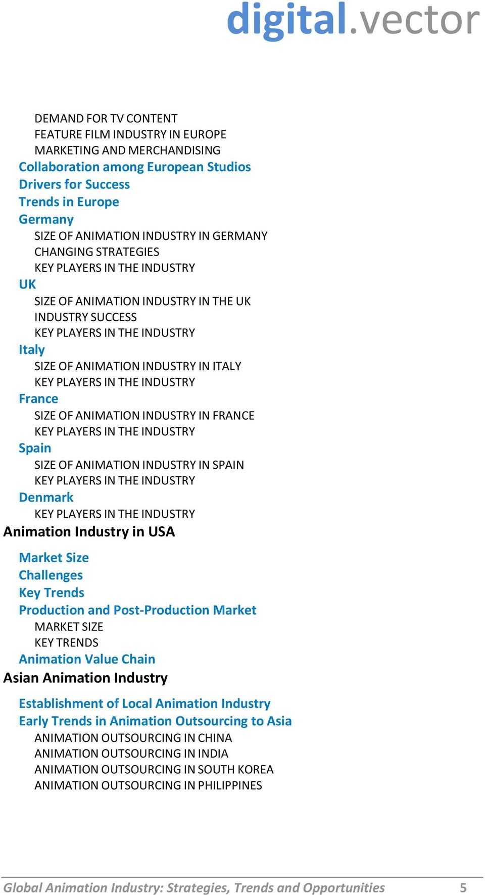  Global Animation Industry: Strategies, Trends and  Opportunities 1  - PDF Free Download