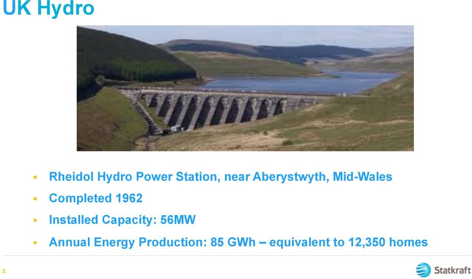 1962 Installed Capacity: 56MW Annual