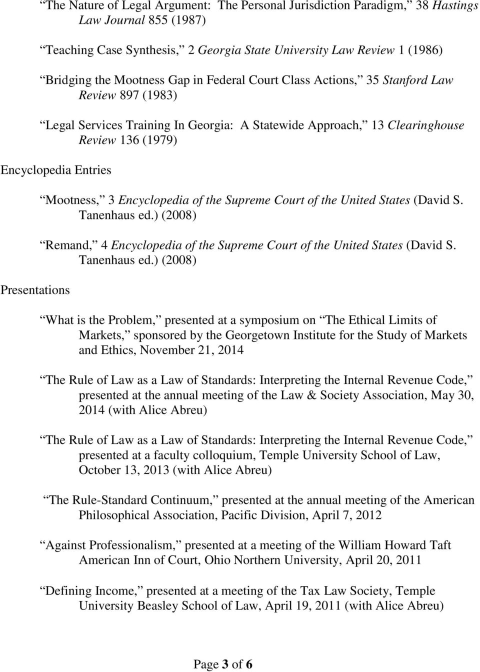 Mootness, 3 Encyclopedia of the Supreme Court of the United States (David S. Tanenhaus ed.
