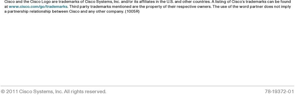 Third party trademarks mentioned are the property of their respective owners.