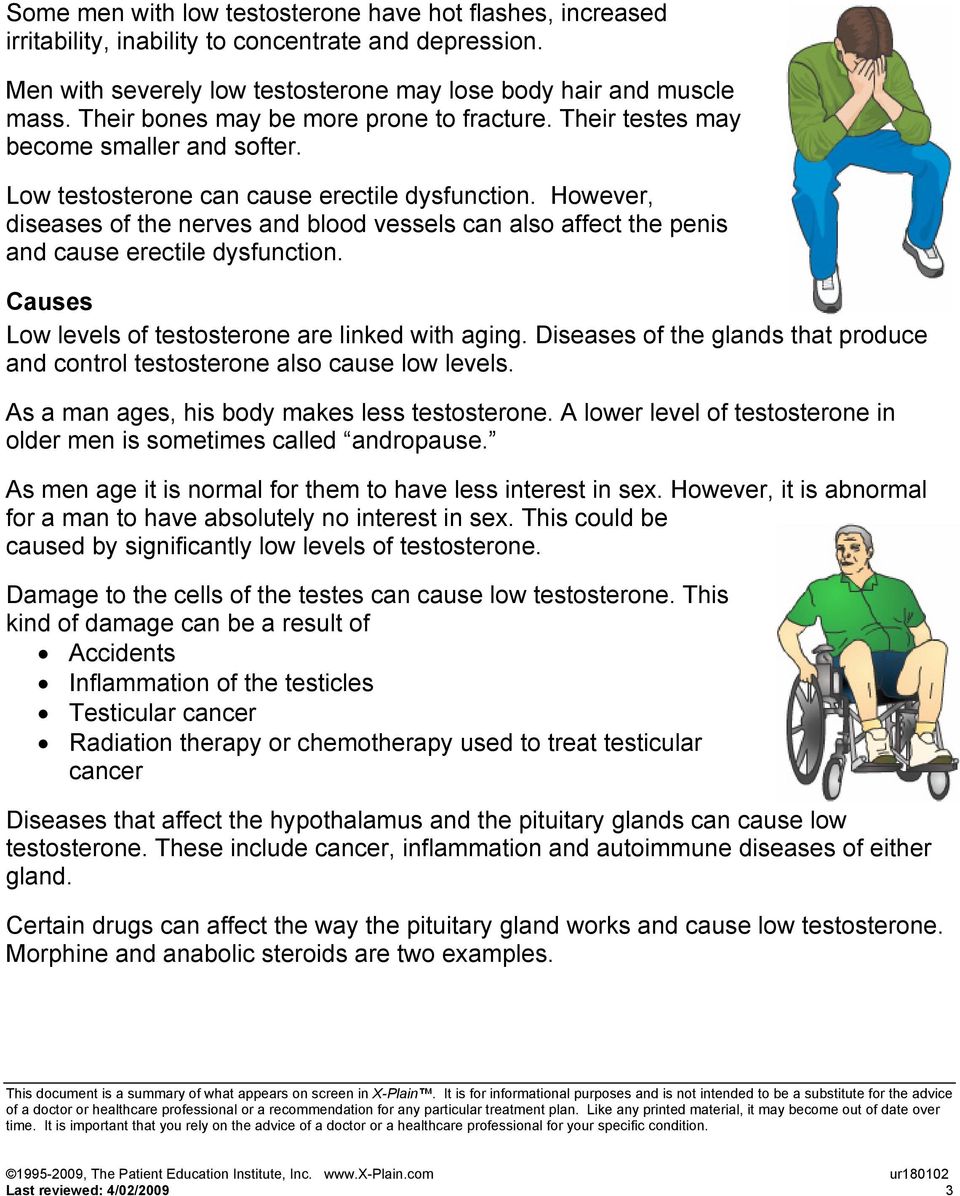 X-Plain Low Testosterone Reference Summary - PDF Free Download
