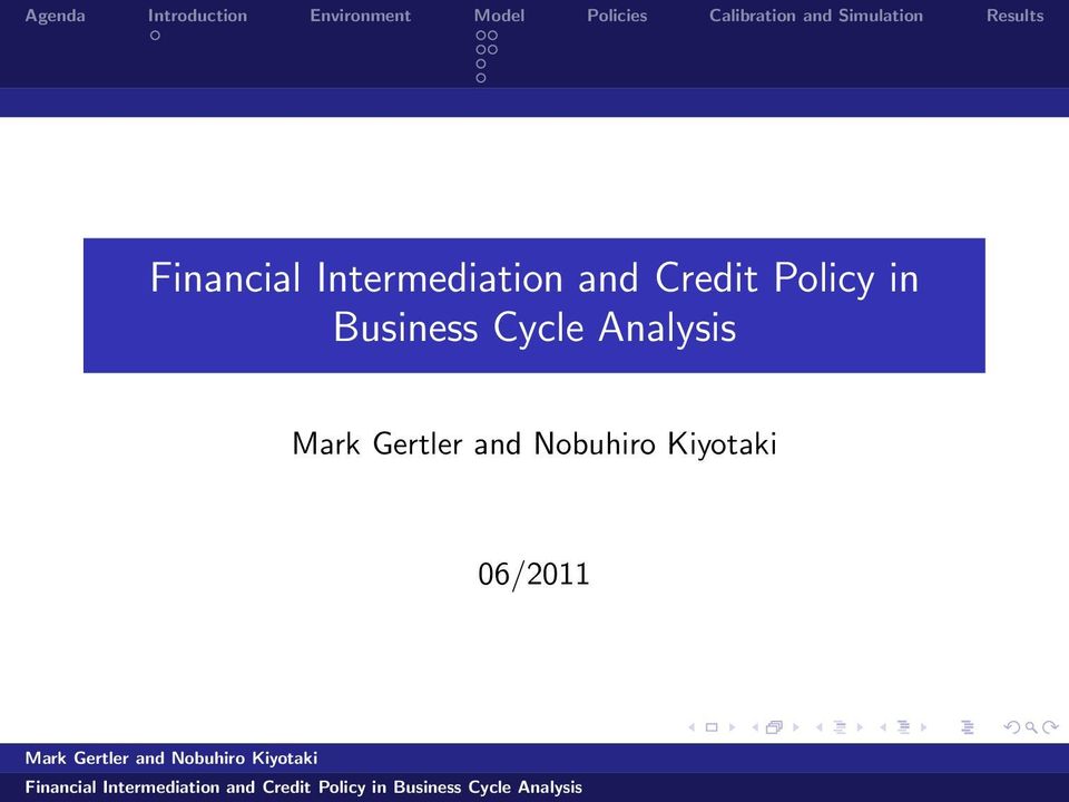 Credit Policy in