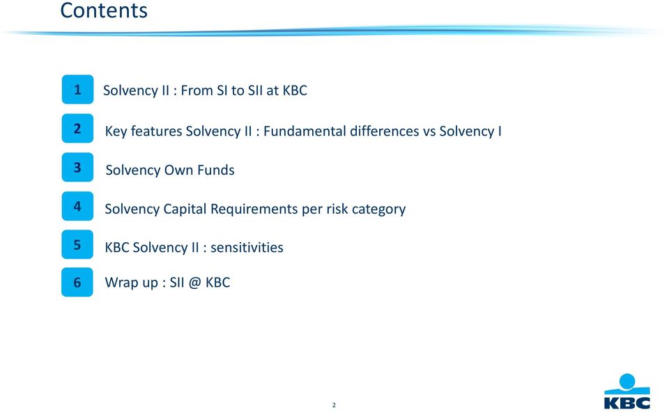 3 Solvency Own Funds 4 Solvency Capital Requirements per