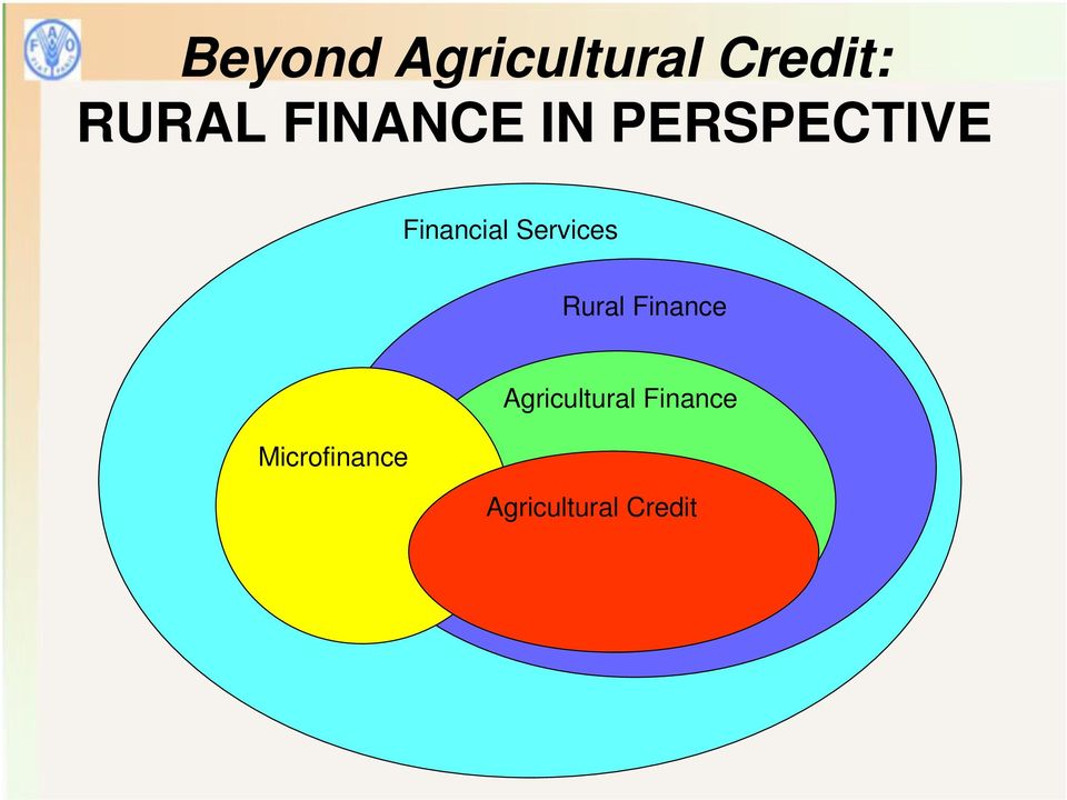 Services Rural Finance Agricultural