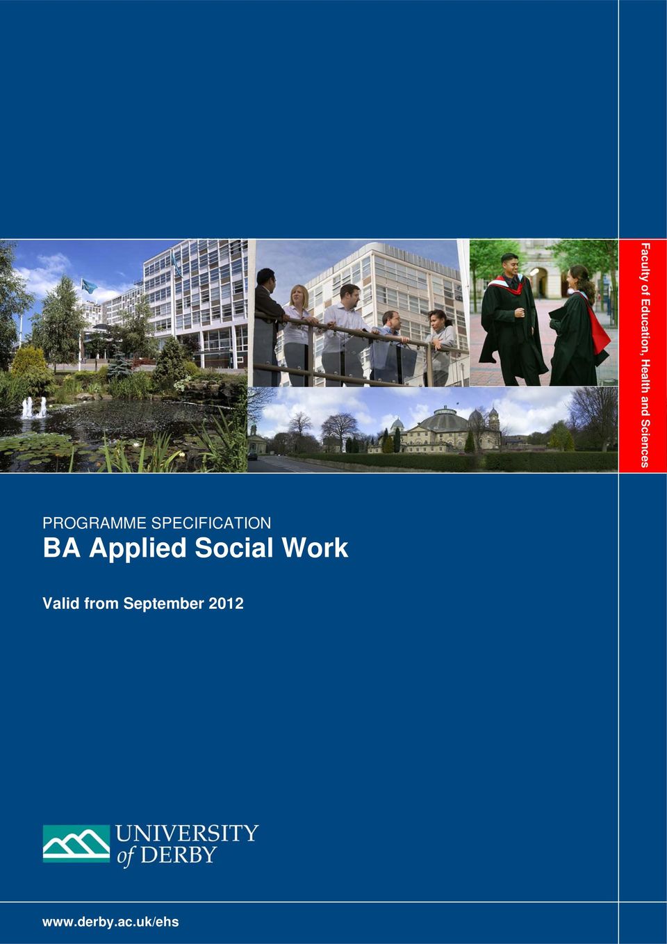BA Applied Social Work Valid from