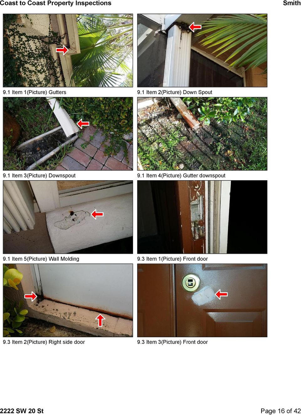 1 Item 5(Picture) Wall Molding 9.3 Item 1(Picture) Front door 9.