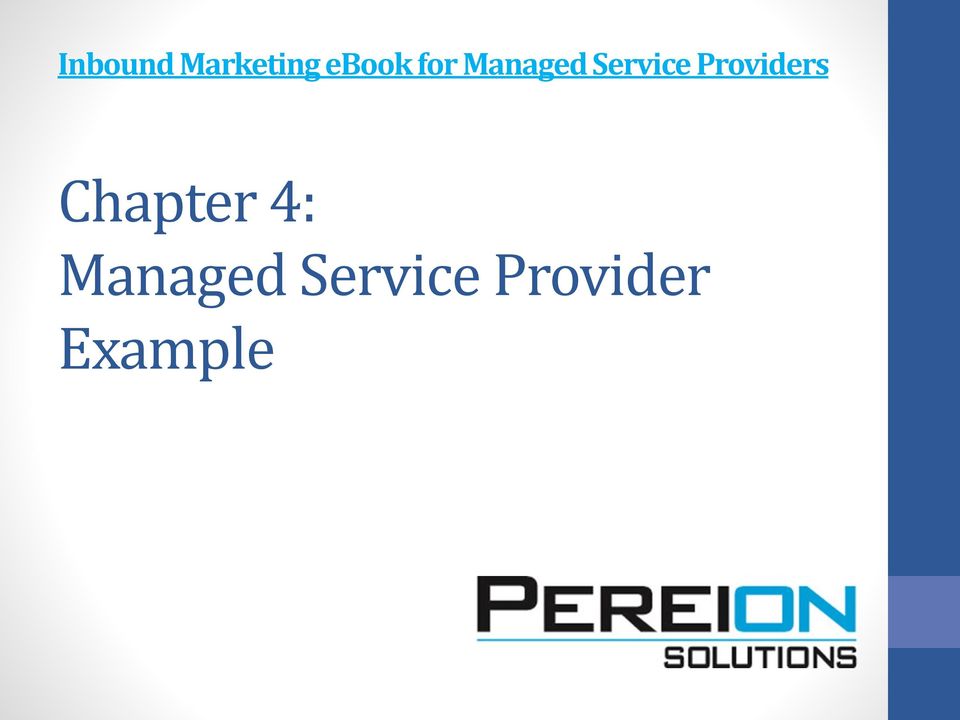 Providers Chapter 4: