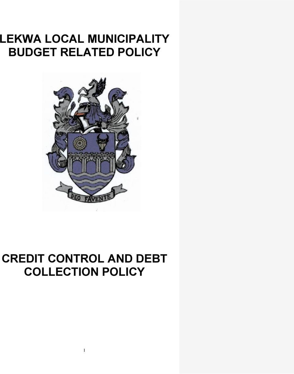 RELATED POLICY CREDIT
