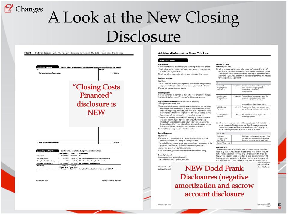 disclosure is NEW NEW Dodd Frank