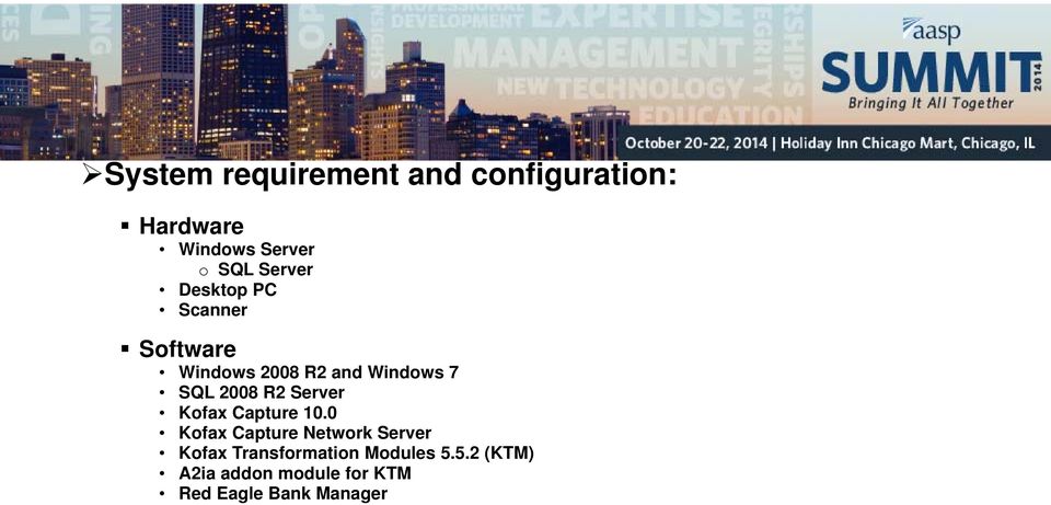 2008 R2 Server Kofax Capture 10.