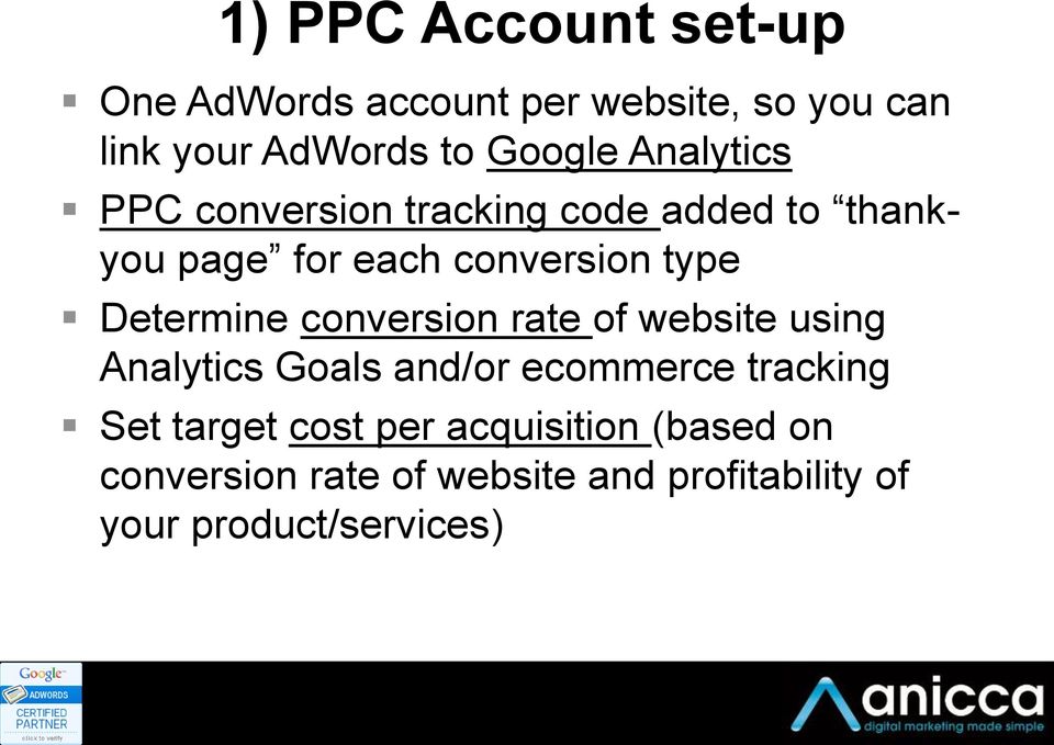 Determine conversion rate of website using Analytics Goals and/or ecommerce tracking Set