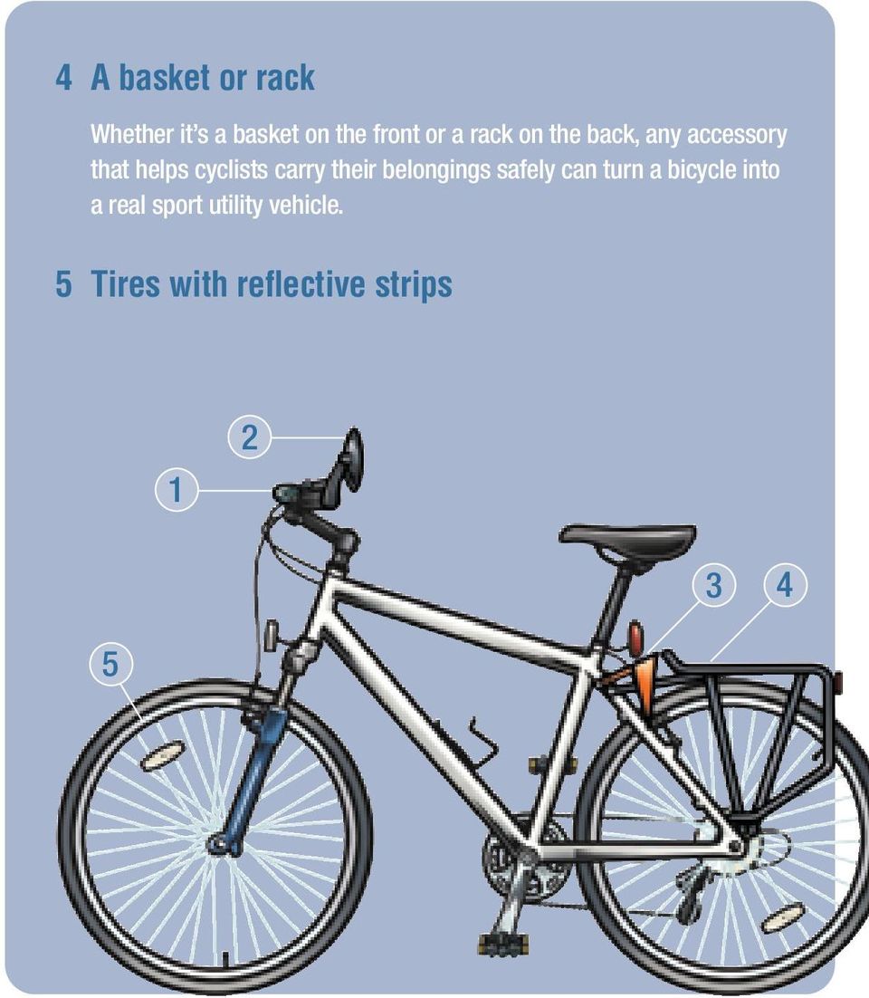 their belongings safely can turn a bicycle into a real
