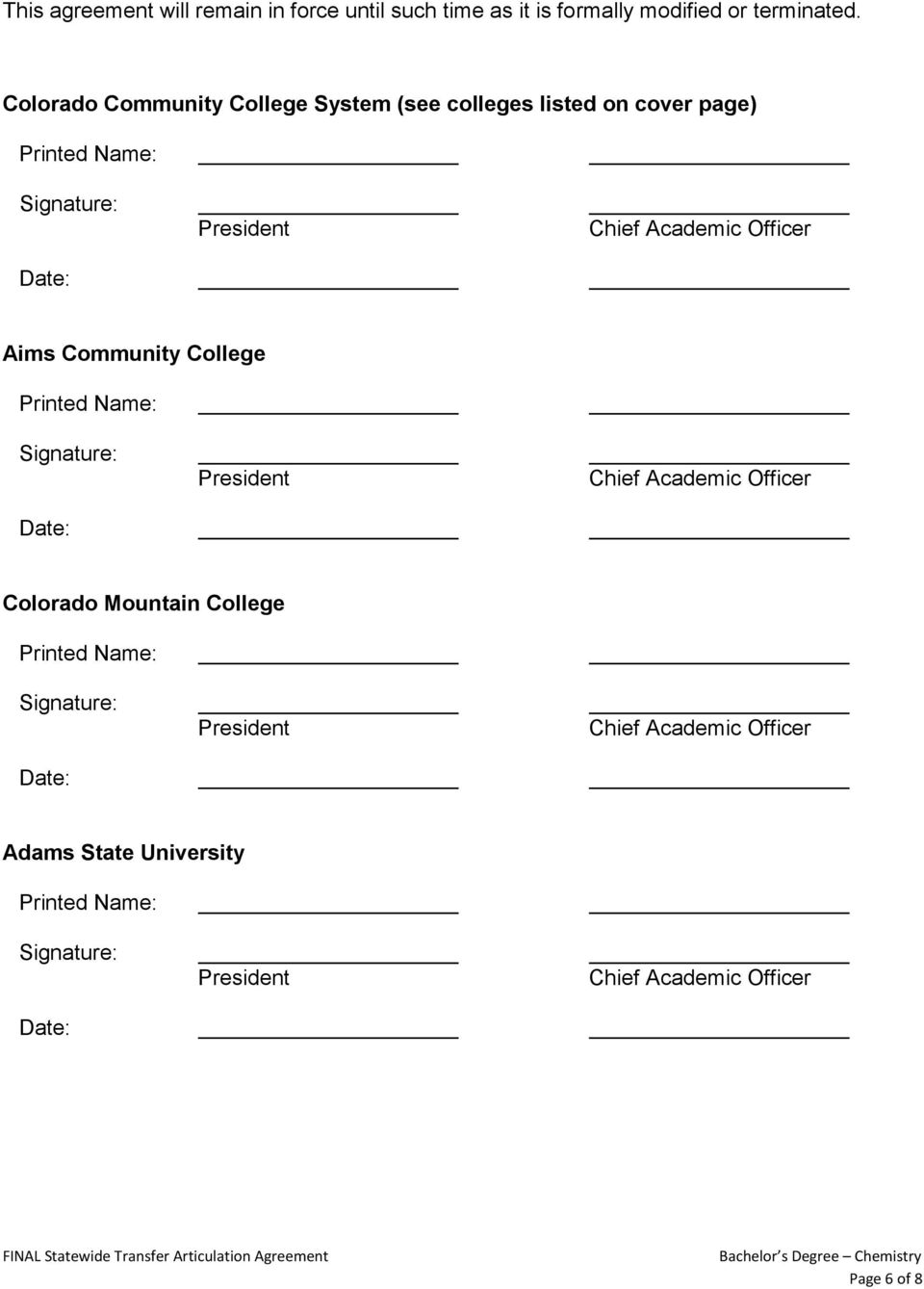 Colorado Community College System (see colleges listed on