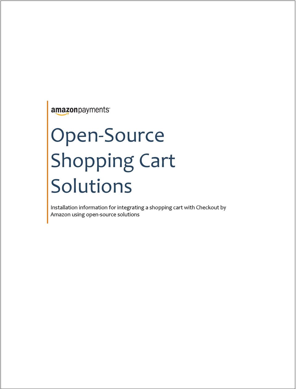 integrating a shopping cart with