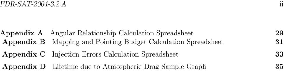 A ii Appendix A Angular Relationship Calculation Spreadsheet 29