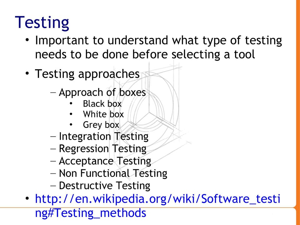 box Integration Testing Regression Testing Acceptance Testing Non Functional