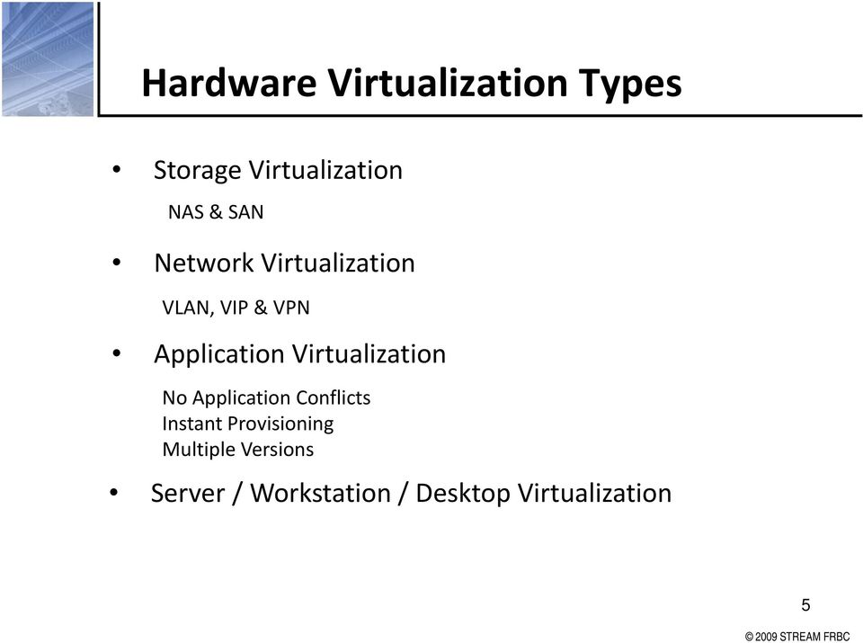 Virtualization No Application Conflicts Instant