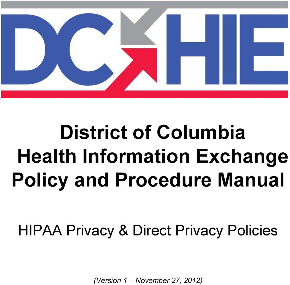Procedure Manual HIPAA Privacy &
