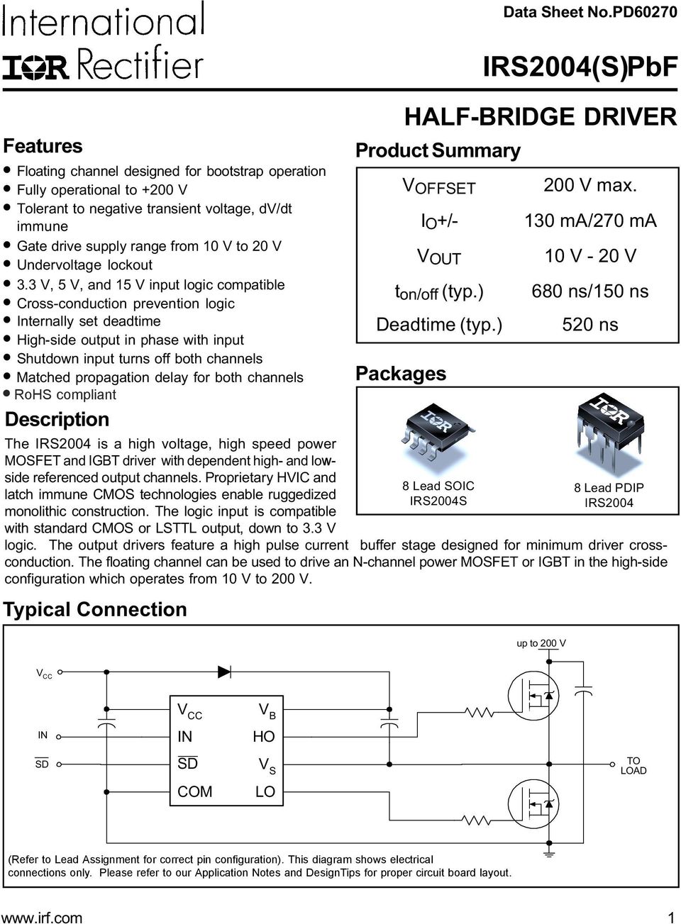 25 Items IRF7805PBF Trans MOSFET N-CH 30V 13A 8-Pin SOIC Tube 