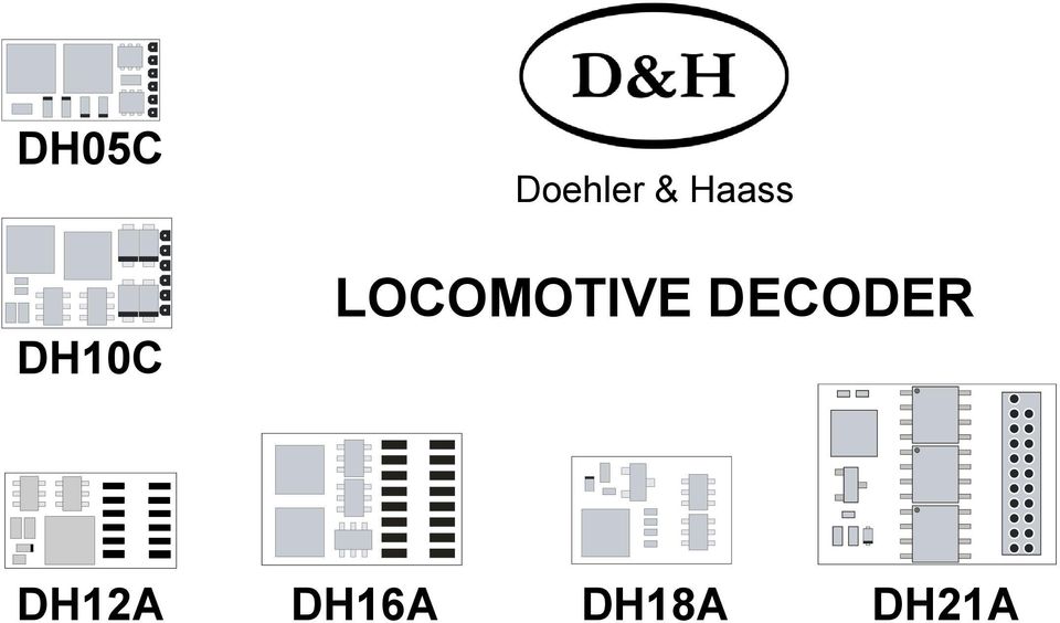 Doehler /& Haass dh12a véhicule Décodeur plux12 sx1 DCC /& mm sx2