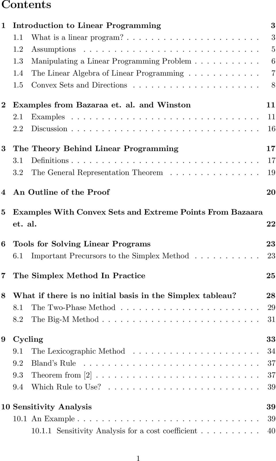 linear programming and its applications