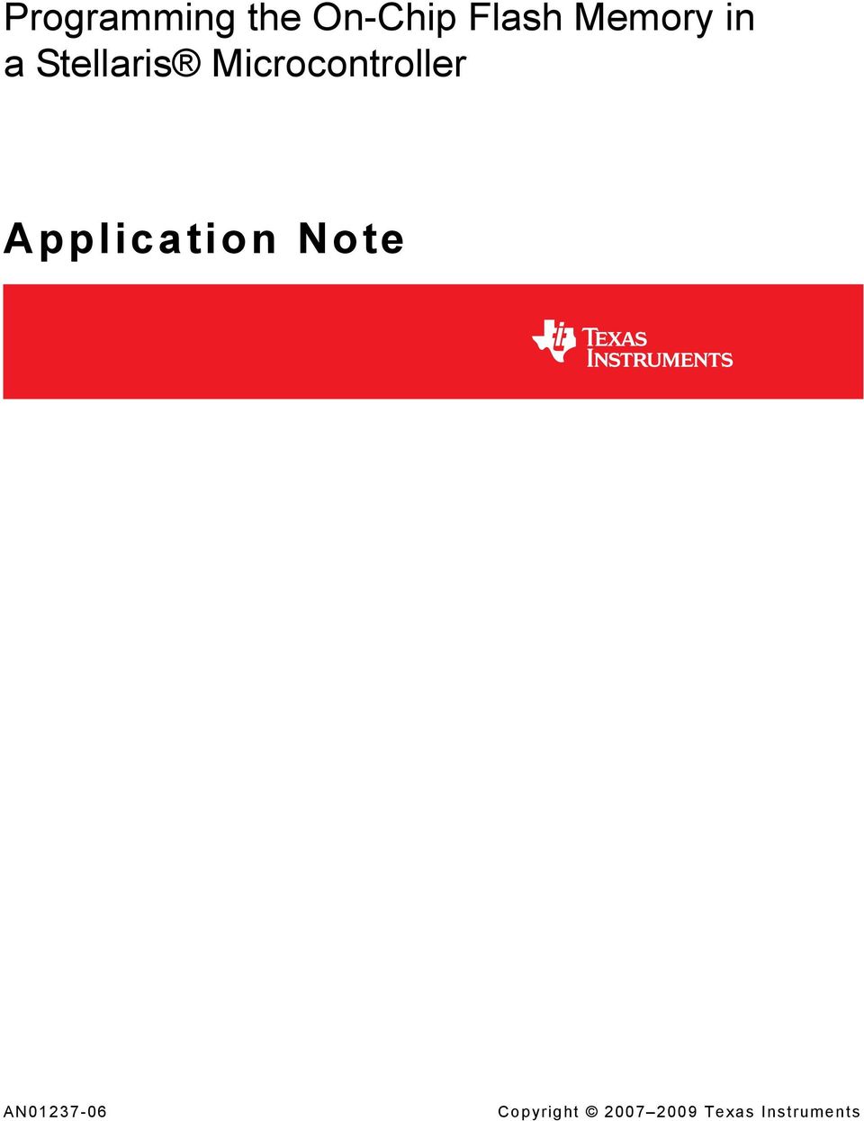 Microcontroller Application Note