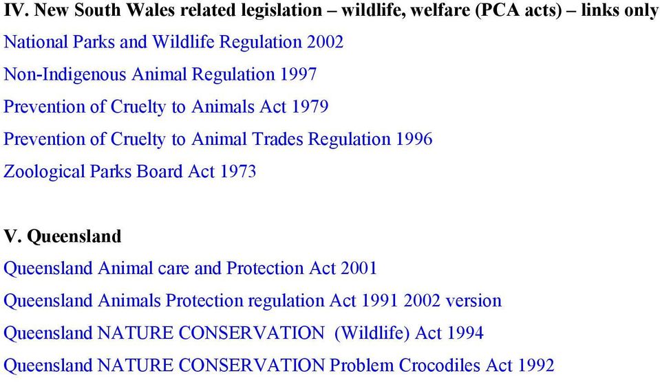 1996 Zoological Parks Board Act 1973 V.