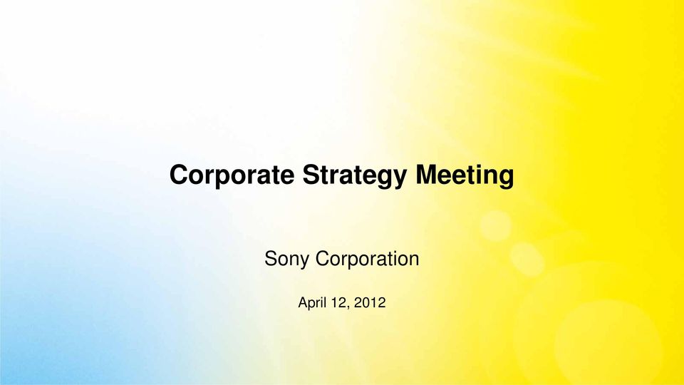 Meeting Sony