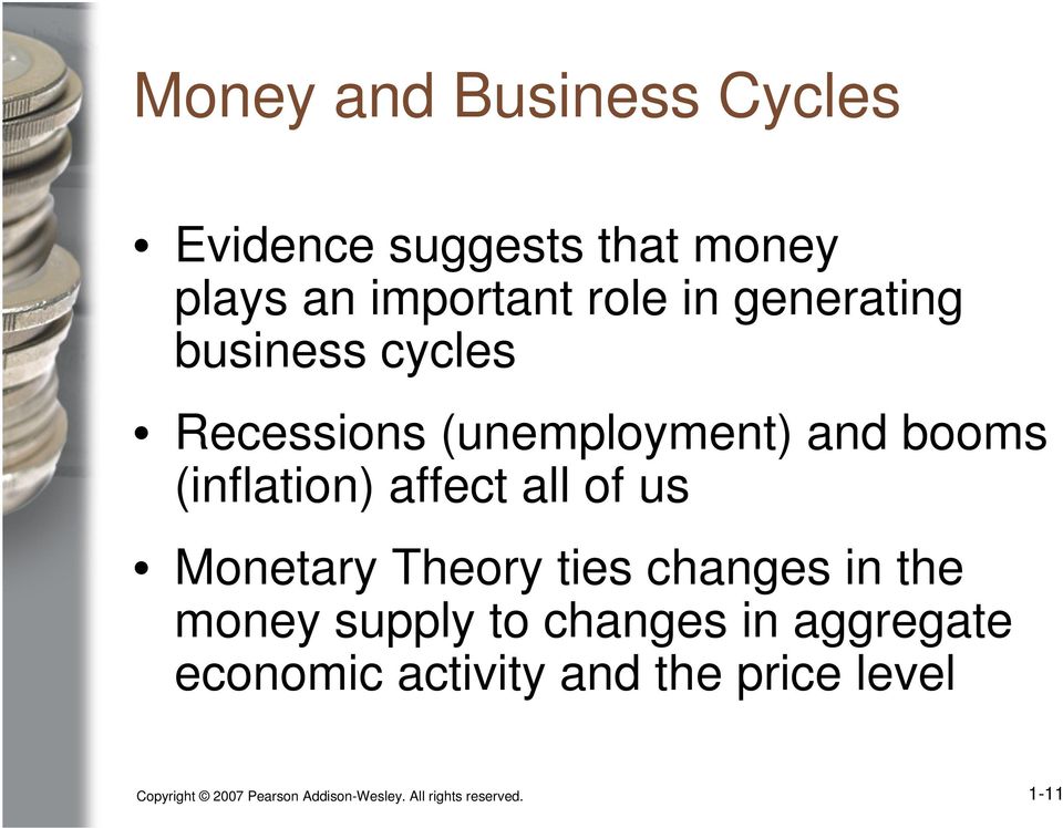 of us Monetary Theory ties changes in the money supply to changes in aggregate economic