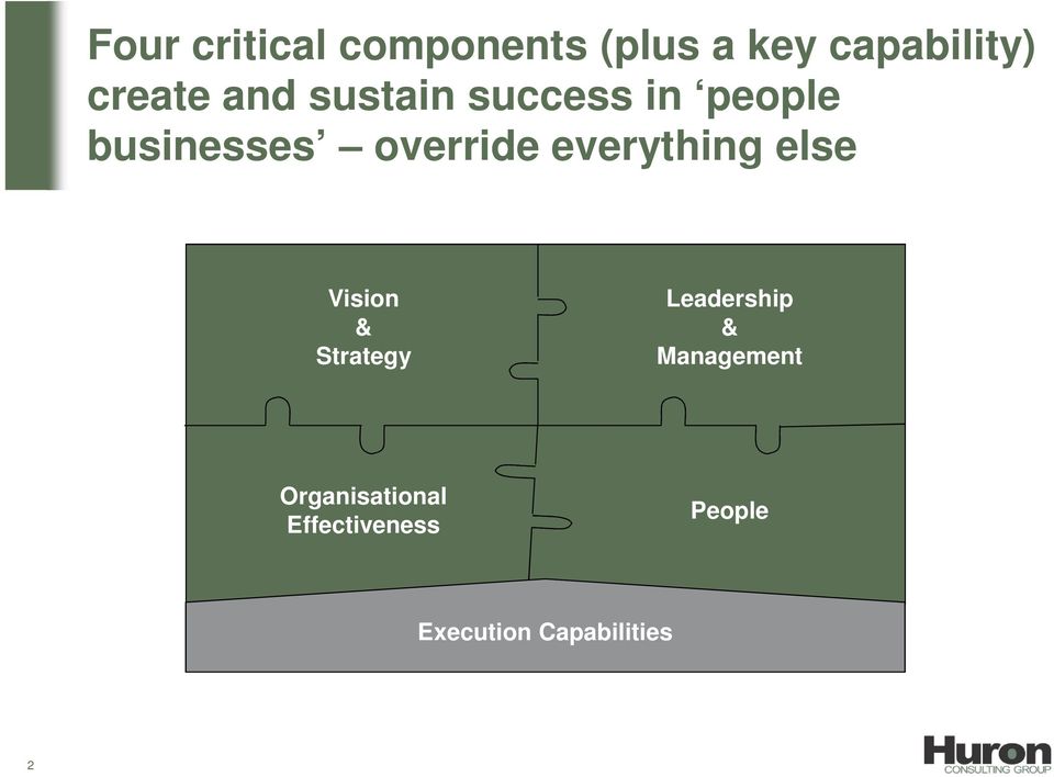 everything else Vision & Strategy Leadership &