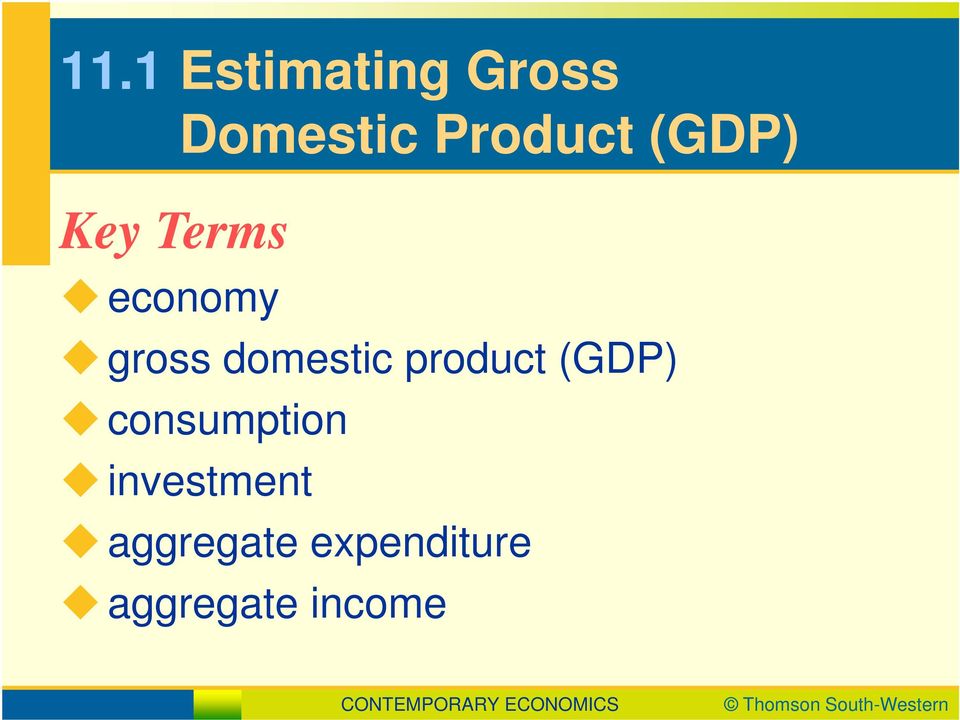 product (GDP) consumption investment