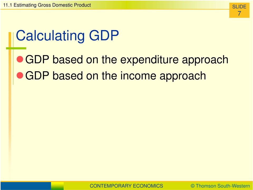 GDP based on the expenditure