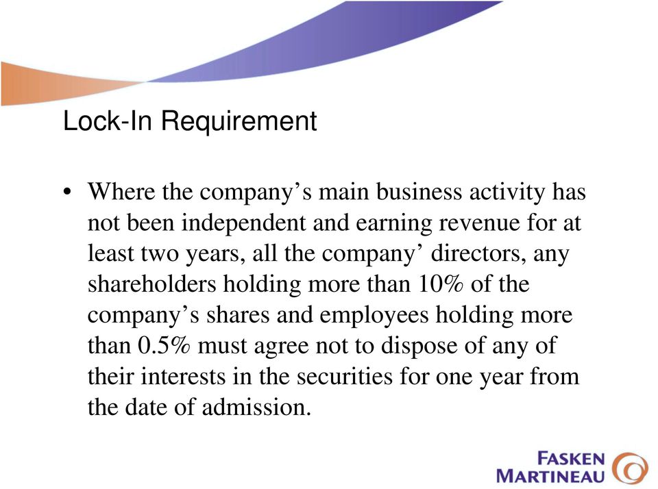 more than 10% of the company s shares and employees holding more than 0.