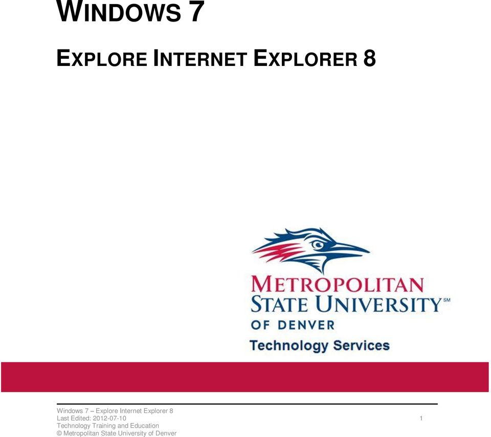 Windows 7 Explore