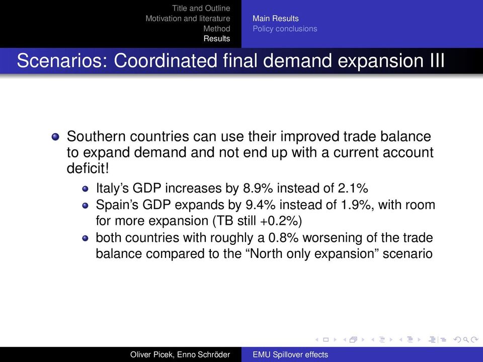 9% instead of 2.1% Spain s GDP expands by 9.4% instead of 1.9%, with room for more expansion (TB still +0.